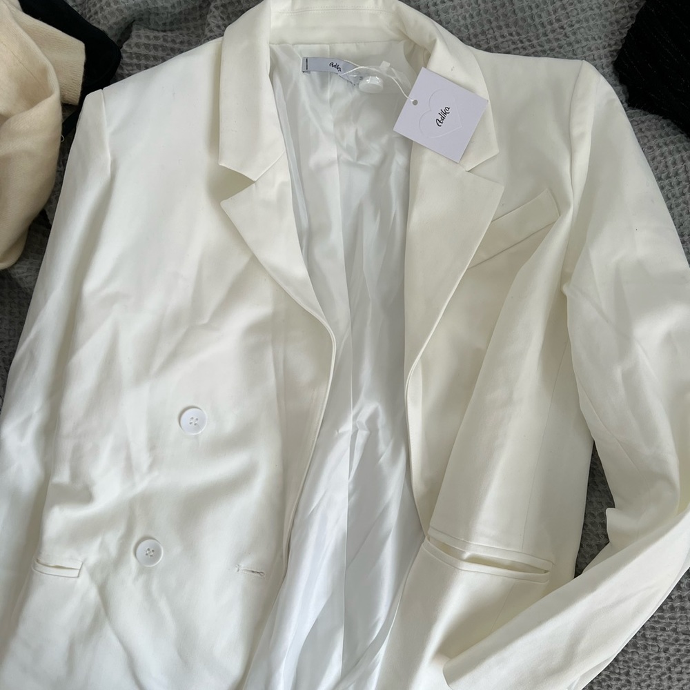 White blazer